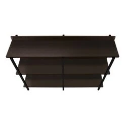 Accent Table/ Console/ Entryway/ Narrow/ Sofa/ Living Room/ Bedroom/ Metal/ Laminate/ Brown/ Black/ Contemporary/ Modern -Baxton Acme Shop bd8f05bf 4b65 41c4 8b97 2d3d7443f4c3