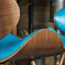 Corvus Madonna Mid-century Teal Accent Chair - Two Chairs -Baxton Acme Shop be918126 2bd2 4b1d a4f1 1ff2069b6876