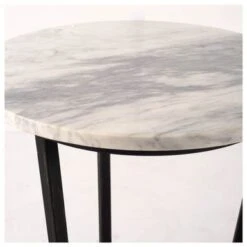 Mercana Bombola I Marble/Metal Accent Table -Baxton Acme Shop bf452c76 3043 4b71 b4f3 ca18eef8e14c