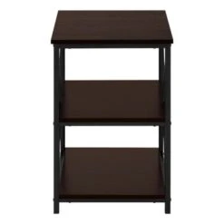 Accent Table/ Side/ End/ Nightstand/ Lamp/ Living Room/ Bedroom/ Metal/ Laminate/ Brown/ Black/ Contemporary/ Modern 14 Accent Table/ Side/ End/ Nightstand/ Lamp/ Living Room/ Bedroom/ Metal/ Laminate/ Brown/ Black/ Contemporary/ Modern -Baxton Acme Shop c05a7546 cd83 402c a211 06fc136b67e8