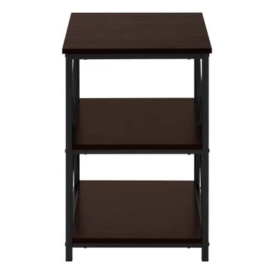 Accent Table/ Side/ End/ Nightstand/ Lamp/ Living Room/ Bedroom/ Metal/ Laminate/ Brown/ Black/ Contemporary/ Modern 7 Accent Table/ Side/ End/ Nightstand/ Lamp/ Living Room/ Bedroom/ Metal/ Laminate/ Brown/ Black/ Contemporary/ Modern - Image 5