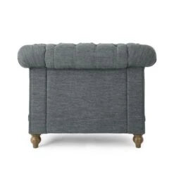 Voll Fabric Club Chairs (Set Of 2) By Christopher Knight Home - Dark Brown/ Beige -Baxton Acme Shop c1b329a5 04a9 45ec 944e c92aa593426b