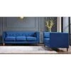 Kittleson Classic Nailhead Chesterfield 2 Piece Living Room Set - Blue -Baxton Acme Shop c2e0747e ac9a 41a8 9853 c16a5b674d69