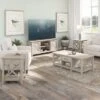 Key West TV Stand With Coffee Table And End Tables By Bush Furniture - Washed Gray -Baxton Acme Shop c367eee4 6dbb 4e22 976d 515200af5f9e