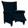 Copper Grove Plush Push-back Recliner Chair - Navy Blue -Baxton Acme Shop c581d9e3 13da 4c49 ae3f 5b649f024fef