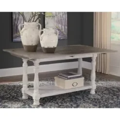 Gray/White Havalance Flip Top Sofa Table -Baxton Acme Shop c86986ab 551e 41d7 9b4e 14c245434245