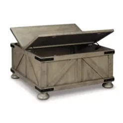 Gray Aldwin Cocktail Table With Storage -Baxton Acme Shop cb290bc1 09d5 4122 9b35 34a9cc4654d7