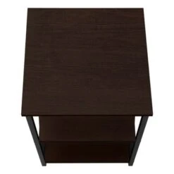 Accent Table/ Side/ End/ Nightstand/ Lamp/ Living Room/ Bedroom/ Metal/ Laminate/ Brown/ Black/ Contemporary/ Modern 15 Accent Table/ Side/ End/ Nightstand/ Lamp/ Living Room/ Bedroom/ Metal/ Laminate/ Brown/ Black/ Contemporary/ Modern -Baxton Acme Shop cb8be4dc baae 4ee9 bc6c c8fcc3ca7444