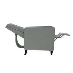 Copper Grove Linen Button Tufted Push Back Recline - Heather Grey -Baxton Acme Shop cba32be7 0786 48e9 912b 6f7ac43ac038