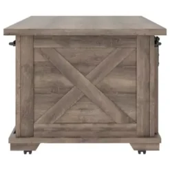 Gray Arlenbry Rectangular Cocktail Table -Baxton Acme Shop cba3fe68 9e27 4b82 b767 f76b157a79fb