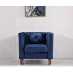 Fancher Kittleson Classic Chesterfield Chair - Green -Baxton Acme Shop cd1dde50 564e 4334 bdf9 9f8714d9e9f3