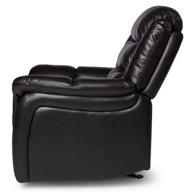 Hawthorne PU Leather Glider Recliner Chair By Christopher Knight Home - Black 7 Hawthorne PU Leather Glider Recliner Chair By Christopher Knight Home - Black - Image 5