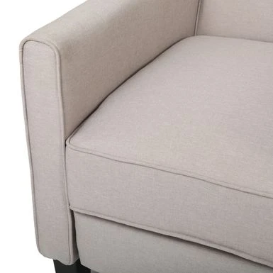 Darvis Recliners (Set Of 2) By Christopher Knight Home - Light Gray + Dark Brown 8 Darvis Recliners (Set Of 2) By Christopher Knight Home - Light Gray + Dark Brown - Image 6