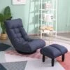 Lazy Sofa Tatami Balcony Rocking Recliners Adjustable Chair - Navy -Baxton Acme Shop ce584454 4d91 40f9 a36f 28eca4edc633