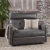 Halima Microfiber 2 Seater Recliner Chair By Christopher Knight Home - Slate -Baxton Acme Shop cf5a842e 7330 4286 a629 fed1412dbc03
