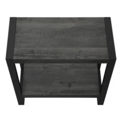 Accent Table/ Side/ End/ Nightstand/ Lamp/ Living Room/ Bedroom/ Metal/ Laminate/ Black/ Contemporary/ Modern -Baxton Acme Shop cfe1fb34 24d0 4eb9 85ed 22556d38b8ca