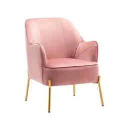 Porthos Home Kori Accent Chair, Velvet Upholstery, Gold Chrome Legs - Blue -Baxton Acme Shop d018bc80 7faf 48cf a7b0 7022e68ea413