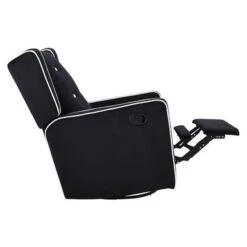 Odelia Swivel Glider Rocker Recliner - Chocolate,Microfiber -Baxton Acme Shop d0372619 f377 4460 b2b4 ade0855307d3