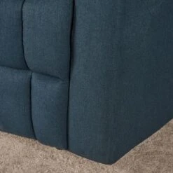 Emersyn Fabric Power Recliner W/ Arm Storage & USB Cord By Christopher Knight Home - Navy Blue -Baxton Acme Shop d0628579 3d7a 421f 8f9f dbc828345052