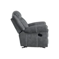 Velvet Upholstered Glider Recliner - Grey 18 Velvet Upholstered Glider Recliner - Grey -Baxton Acme Shop d0d233c3 8077 4fa6 96ae c61b4d15607f