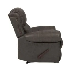 Copper Grove Dilsen Extra Large Rolled Arm Wall Hugger Recliner Chair - Saddle Brown -Baxton Acme Shop d1c9be7a fc95 48dd 91fb 696c13a2ae4c
