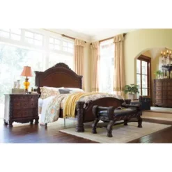 North Shore Large Upholstered Bedroom Bench -Baxton Acme Shop d268f1bf cf49 4c4f 8b9a f284ee6c84fe