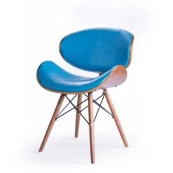Corvus Madonna Mid-century Teal Accent Chair - Two Chairs -Baxton Acme Shop d27f5014 7e85 4529 aaa7 9861f7f81527
