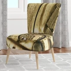 Designart "Architectural Detail Of Paris In Winter" Upholstered Mid-Century Accent Chair - Arm Chair - Side Chair -Baxton Acme Shop d2a4765f 9cba 426d ad69 99b5df9c62a1