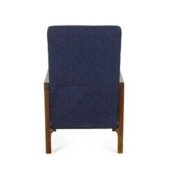 Neihart Waterfall Back Pushback Recliner By Christopher Knight Home - Brown + Navy Blue -Baxton Acme Shop d426725d adf2 48b5 9f72 53720975b038