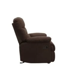 Copper Grove Brettenham Plush Chocolate Microfiber Recliner Chair - Chocolate -Baxton Acme Shop d5dc0ac5 103c 4d0c be1d 606f868ea969