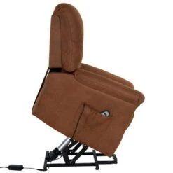 Electric Power Lift Recliner Chair Sofa, Remote Controlled Power Lift Chair, Comfortable Power Lift Recliners For Elderly Gray - Chocolate -Baxton Acme Shop d663a0e9 c583 4b38 bcd4 45cc9a84ec3f