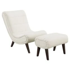 Hawkins Lounger With Ottoman - Navy -Baxton Acme Shop d7174d78 9930 405c af0b 5746f60e77cf