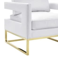 Avery White Vegan Leather Chair - White -Baxton Acme Shop d771b044 0bcd 4171 b2a6 1824094485a8