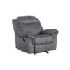 Velvet Upholstered Glider Recliner - Grey -Baxton Acme Shop d7c179fb 85c4 4d94 ab14 b5a496c9d307