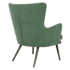 Jenson Accent Chair With Fabric And Grey Legs - Oatmeal -Baxton Acme Shop d833fa39 92c2 463a b370 d4249bb1322a
