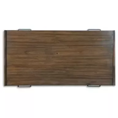 Brown Calmoni Rectangular Cocktail Table 8 Brown Calmoni Rectangular Cocktail Table - Image 6