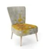 Designart "Glam Yellow Explosion Blocks" Upholstered Modern Accent Chair - Arm Chair - Side Chair -Baxton Acme Shop db4d1e7a 091c 4eef 9336 5861076f359b