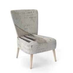 Designart "French Bird Flea Market III" Upholstered Farmhouse Accent Chair - Arm Chair - Arm Chair -Baxton Acme Shop dc0d3c6d 445b 4b69 abac 535dc77e8163