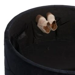 Multi Metal Glam Storage Ottoman (Set Of 4) - 34 X 34 X 18Round - Multi-Color -Baxton Acme Shop dc9516f3 2649 4621 8928 d4e0edfd94f3