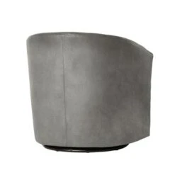 Ellery Modern Microfiber Swivel Accent Chair By Greyson Living - Ash Grey -Baxton Acme Shop dd509d02 bab5 4b7b 977b ac4bcbb5718d