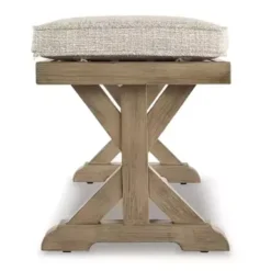 Beige Beachcroft Bench With Cushion -Baxton Acme Shop dd546ab4 ce83 4c39 8f98 bf9634ac7b69