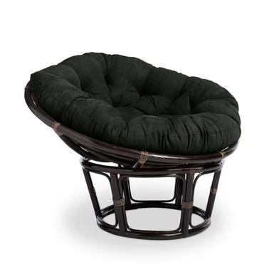 Bali 42-inch Papasan Chair With Microsuede Cushion - Spice 9 Bali 42-inch Papasan Chair With Microsuede Cushion - Spice - Image 7