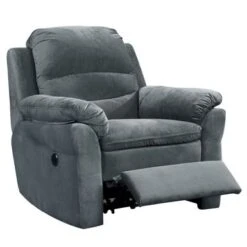 Copper Grove Dark Grey Polyester Power Recliner - Grey -Baxton Acme Shop de2be2c0 ca58 4b6e ba67 2cc15d411d6f