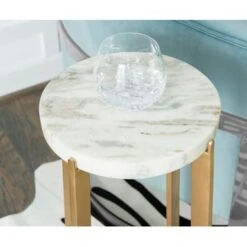 Larch Drink Table Gray Marble -Baxton Acme Shop de955cbe 4dde 4377 88e3 36615c506a02