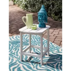 White Sundown Treasure Rectangular End Table -Baxton Acme Shop e06bba1f c6af 469a 8b38 f592c7834279
