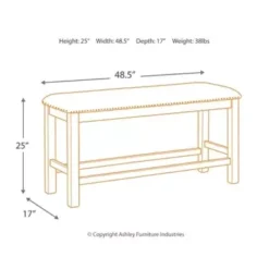 Beige Moriville Double Upholstered Bench (1/CN) 11 Beige Moriville Double Upholstered Bench (1/CN) -Baxton Acme Shop e1ee4a12 1f61 4e17 9449 d2cf48087321