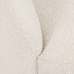 Poly And Bark Alma Swivel Lounge Chair - Crema White Boucle -Baxton Acme Shop e2cb4b1c b637 4fca b367 f46772d7448a