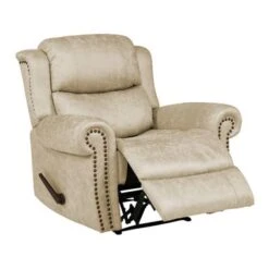 Copper Grove Dilsen Extra Large Rolled Arm Wall Hugger Recliner Chair - Saddle Brown -Baxton Acme Shop e2eca363 9bea 40f8 9ed3 91f27b5e778e