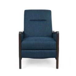 Veatch Contemporary Upholstered Pushback Recliner By Christopher Knight Home - Charcoal + Dark Walnut 36 Veatch Contemporary Upholstered Pushback Recliner By Christopher Knight Home - Charcoal + Dark Walnut -Baxton Acme Shop e2f77d03 d141 4e36 bd8c 79520fd17068