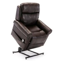 Lukas Faux Leather Lift Chair With Massage By Greyson Living - Navy Blue -Baxton Acme Shop e2ff256f 77b8 4898 be84 416bd04197dd